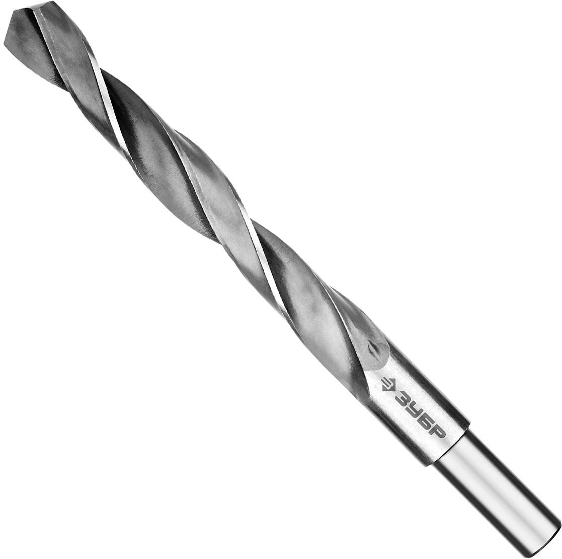 Сверло по металлу 20х205 мм класс B сталь Р6М5 Профессионал ЗУБР 4-29621-205-20, проточенный хвостовик - фото