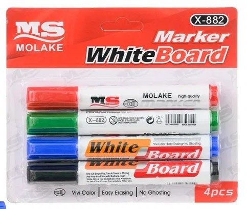 Набор маркеров для доски 4 цвета, MC-4069-4 - фото