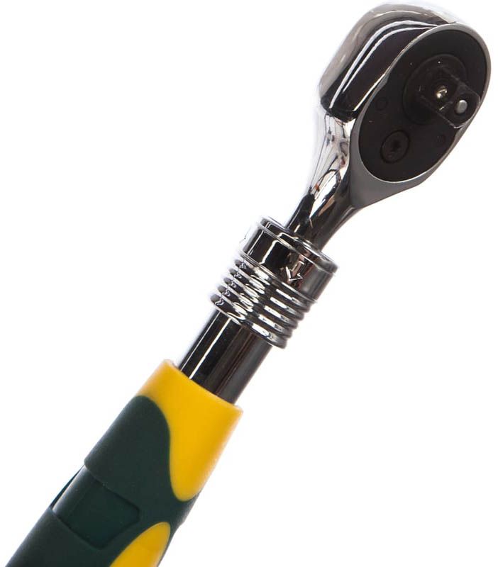 Трещотка для торцовых головок телескопическая 1/4" на 72 зубца Pro Kraftool 27798-1/4 - фото