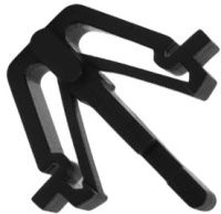 Клипса автомобильная крепежная фигурная AS-016