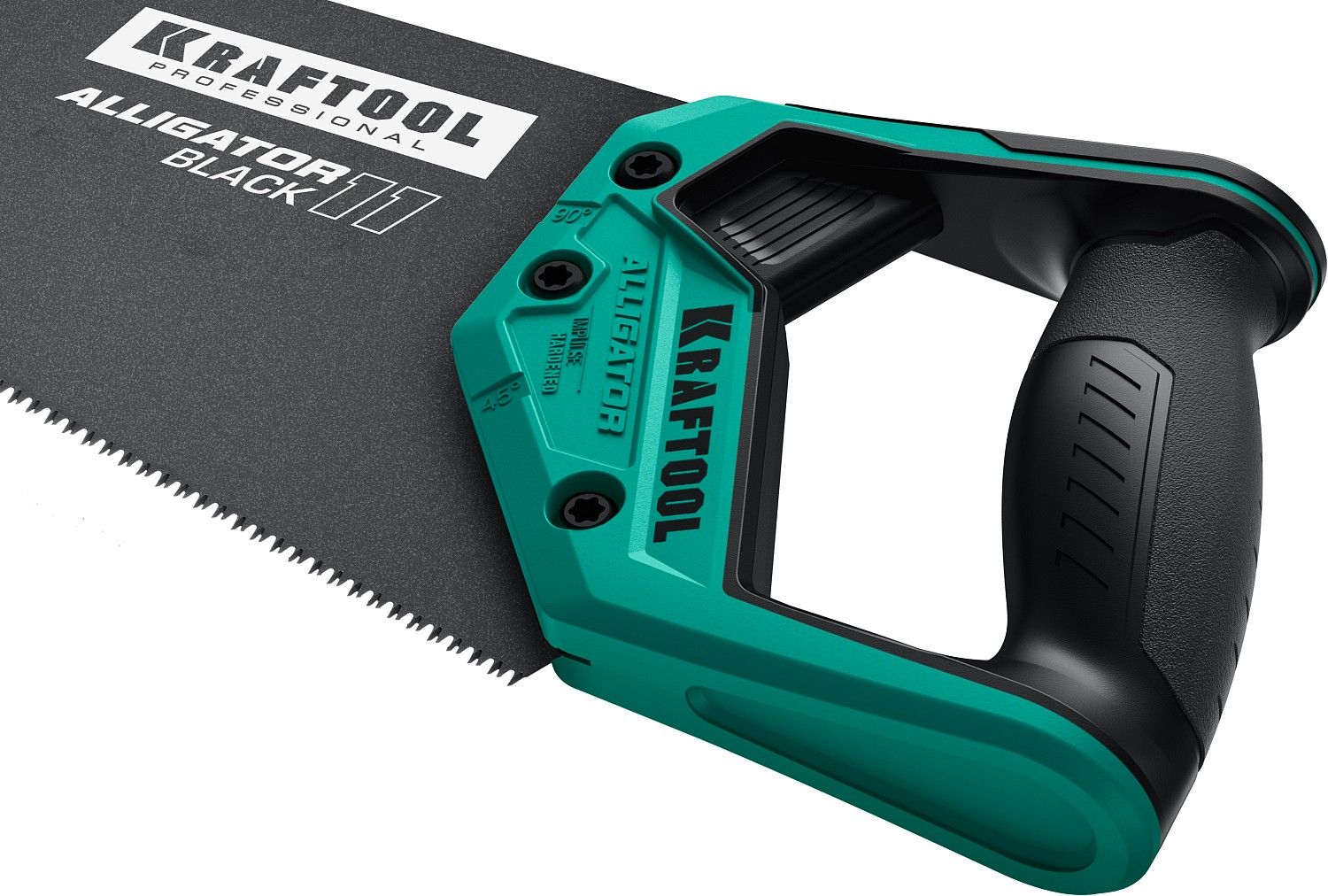 Ножовка по дереву для точного реза Alligator BLACK 11 Kraftool - фото