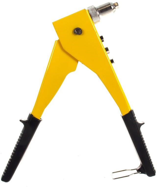 Заклепочник ручной вытяжной 2-х позиционный 2.4 - 4.8 мм 10", BIBER 85754М - фото