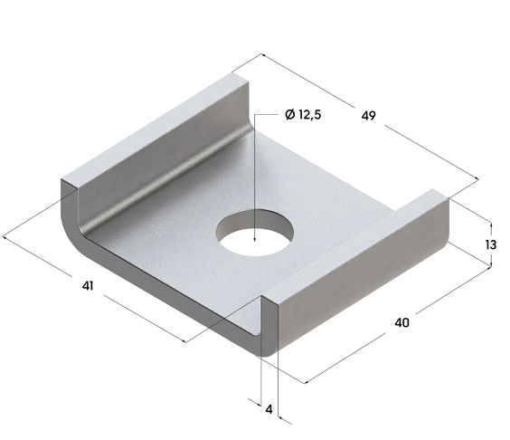 Шайба седельная 38х41*40 3F D12,5 TERMOCLIP - фото