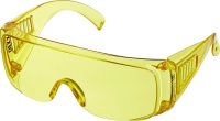 Очки защитные с боковой вентиляцией жёлтые Dexx 11051