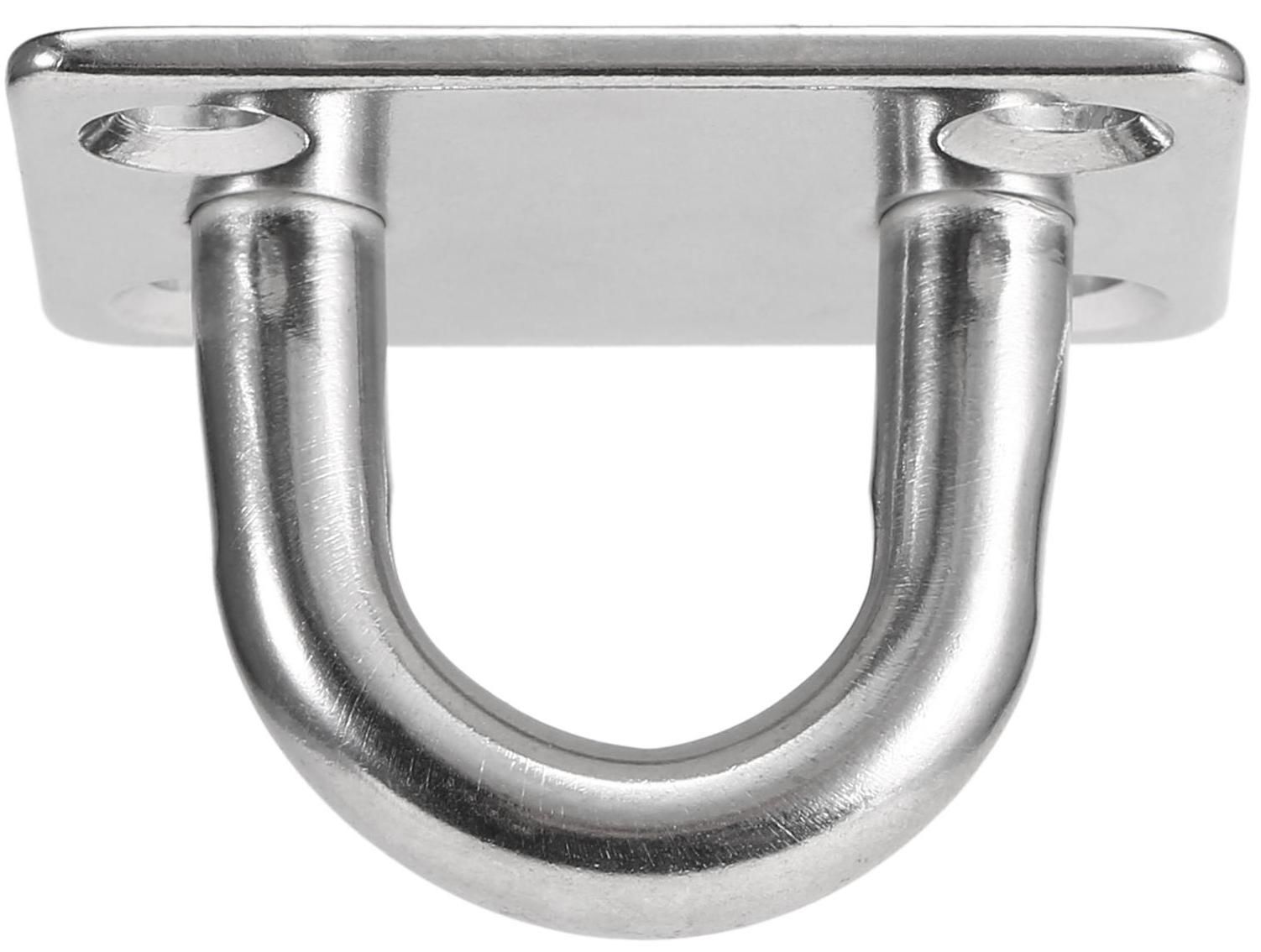 Обушок на прямоугольной основе 8225, нержавеющая сталь А4 - фото