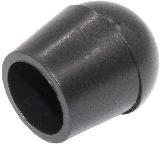 Заглушка наружная сферическая для круглых труб НЧЕ, пластик, цвет в ассортименте - фото