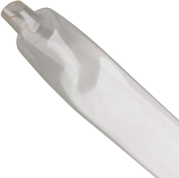 Трубка термоусадочная ТУТнг-LS-20/10, KBT ТУТнг-20/10, прозрачная - фото