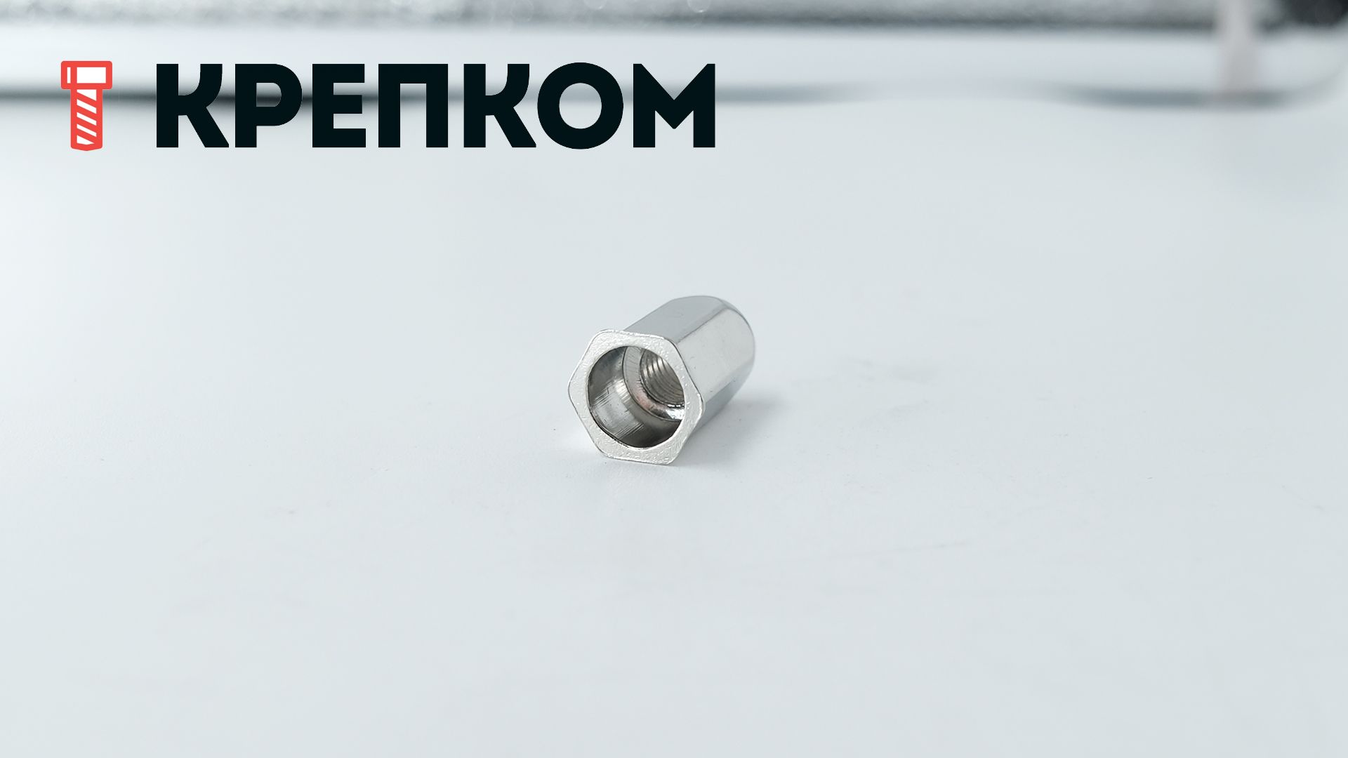 Резьбовая заклепка с уменьшенным бортиком, шестигранная, нержавеющая сталь А2 - фото