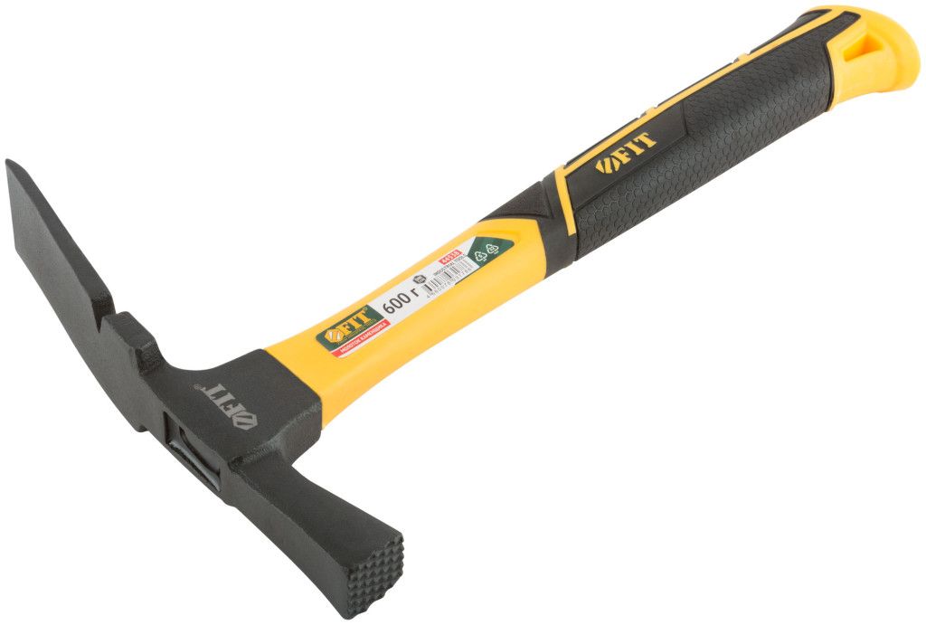 Молоток каменщика с фиберглассовой рукояткой 600 гр FIT Профи 44538 - фото