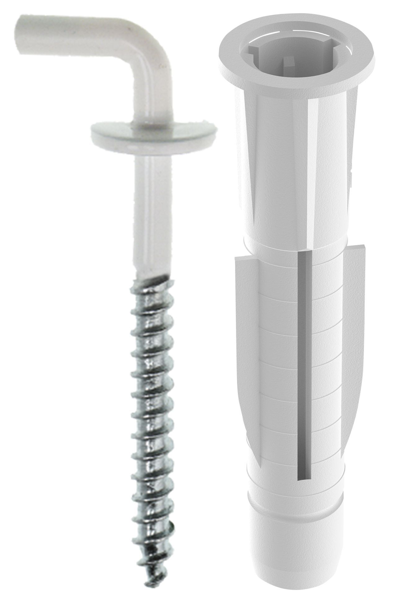 Дюбель с костылем 8х51 мм Pirat Will-L TOX 051701121, полиэтилен, 20 шт - фото