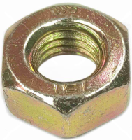 Гайка высокопрочная М12 DIN 934 (ГОСТ 5927), класс прочности 10, желтый цинк