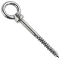 Рым-шуруп 10х100 мм 8268, нержавеющая сталь А2 