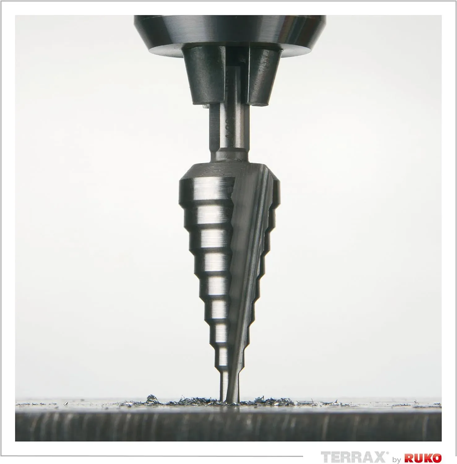 Сверло ступенчатое по металлу, прямая канавка HSS-G Terrax by Ruko - фото