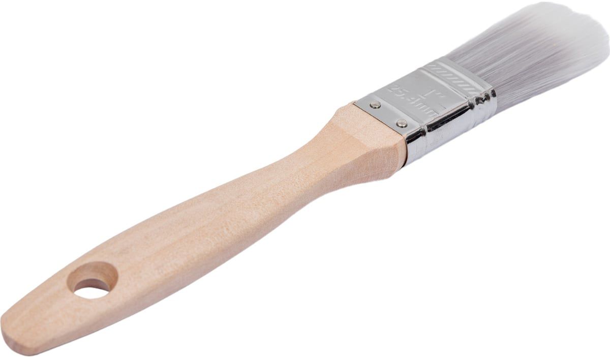 Кисть плоская с деревянной ручкой Platinum Matrix, искусственная щетина - фото