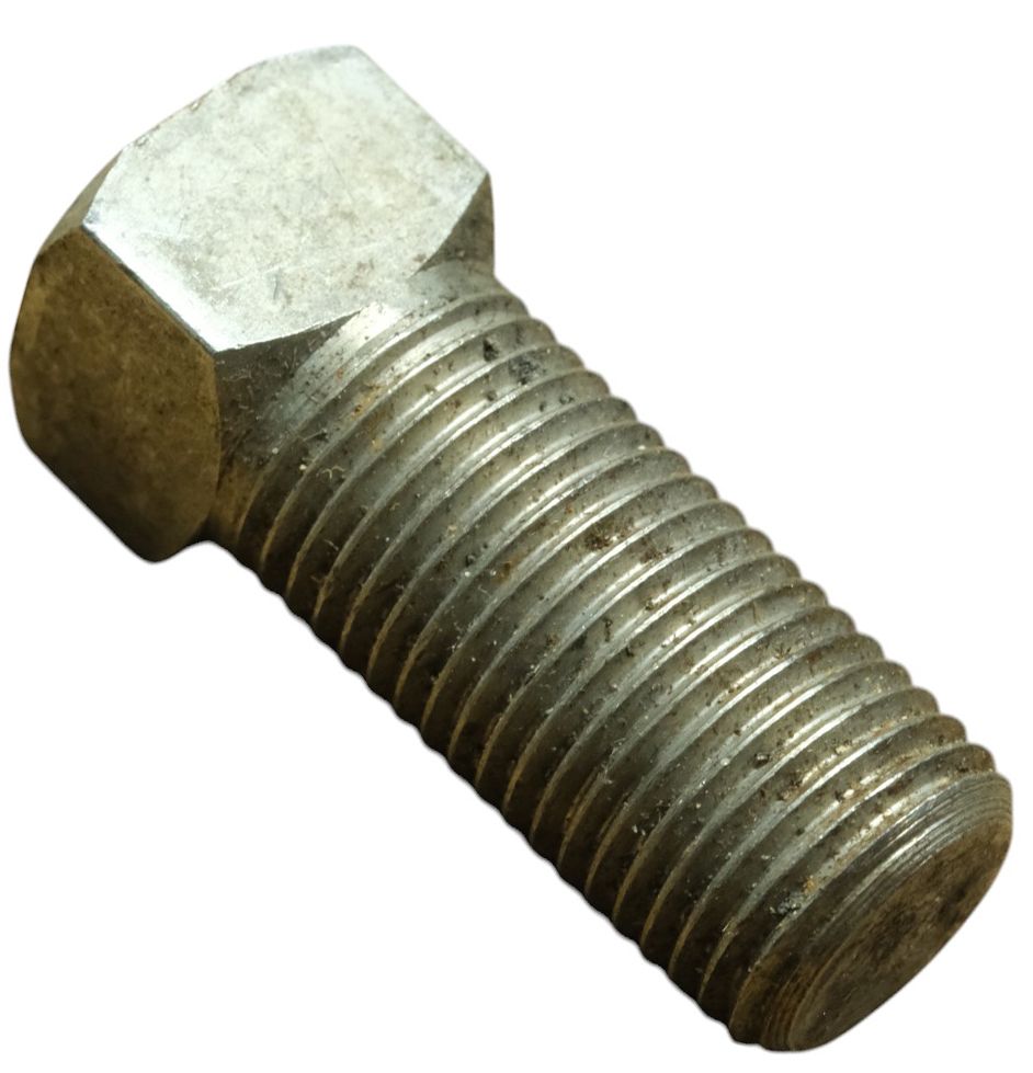 Винт с квадратной головкой дюймовый UNF 3/8"-24x2 1/2", без покрытия - фото