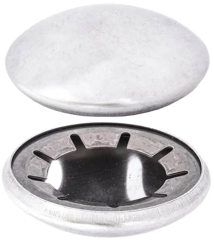 Шайба стопорная М 8 с колпачком Starlock арт 88122, оцинкованная сталь - фото