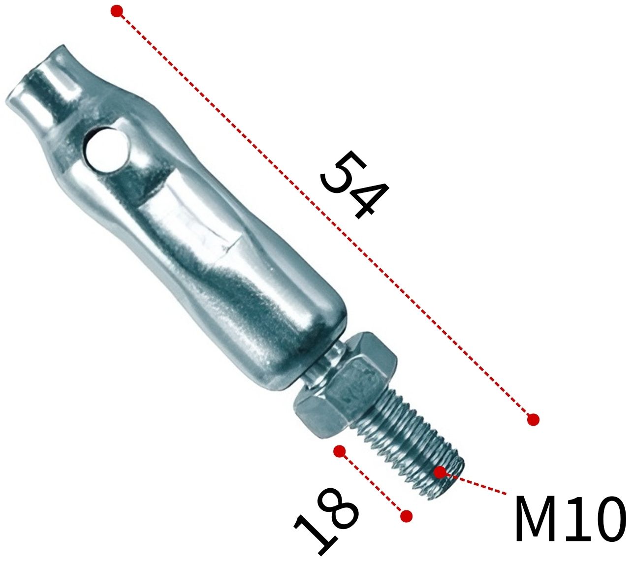 Маятниковый подвес для трубопроводов PDH K M10 Fischer 068269 - фото