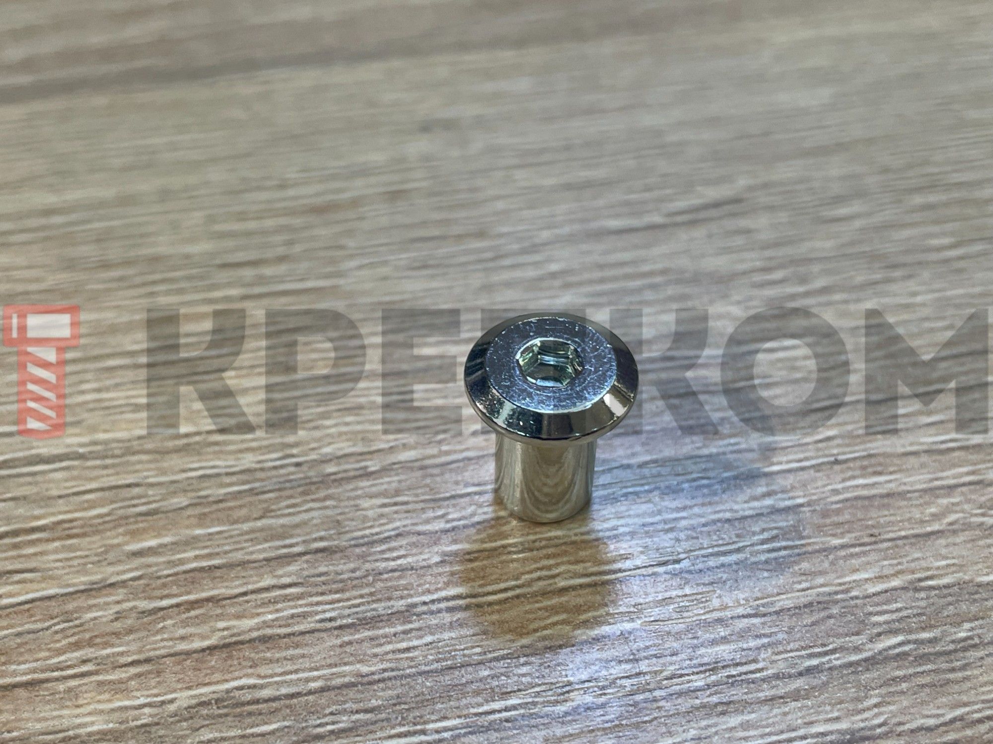 Гайка Эриксона вн/ш плоск. M 6 x 12 x 13 608 A6 оцинк - фото