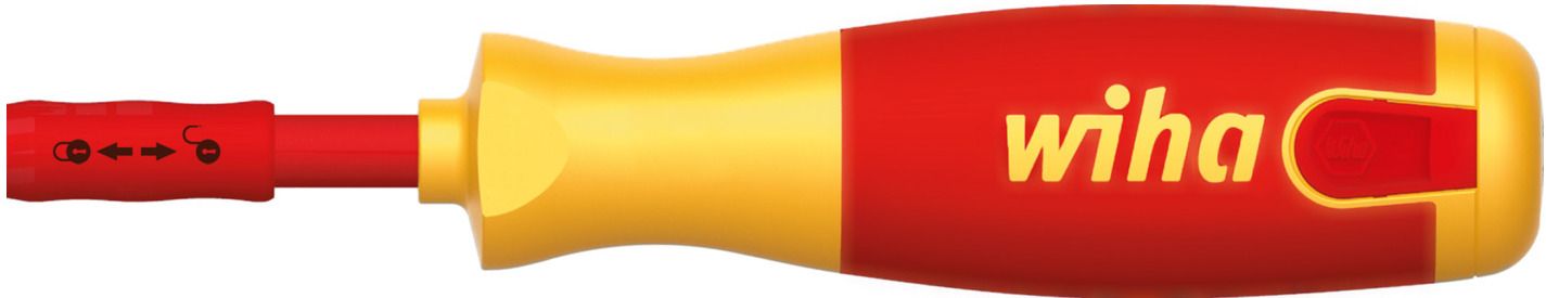 Отвертка диэлектрическая с набором бит WIHA LiftUP Electric 2831 38612, 6 шт - фото