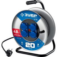 Удлинитель силовой на стальной катушке КГ-325 Профессионал ЗУБР