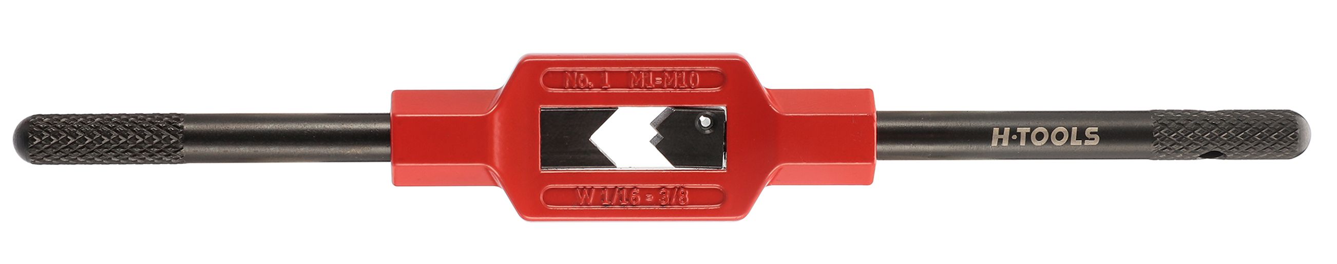 Вороток для метчиков №1 M1-M10 (2,0-6,3 мм) 175 мм DIN 1814 H-Tools 08800030 - фото