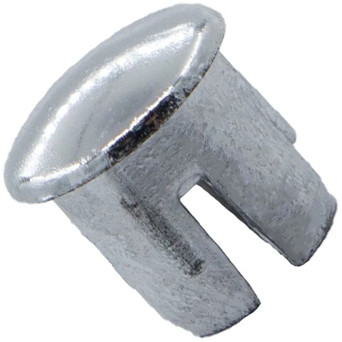 Заглушка внутренняя для круглых труб ДХУ, пластик хромированный, цвет в ассортименте - фото