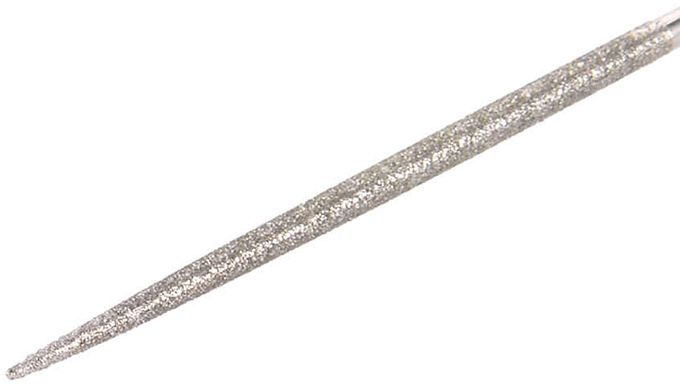 Надфиль алмазный круглый остроносый Волжский Инструмент - фото