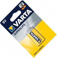 Батарейка солевая 9V Varta Superlife 2022101411, в блистере