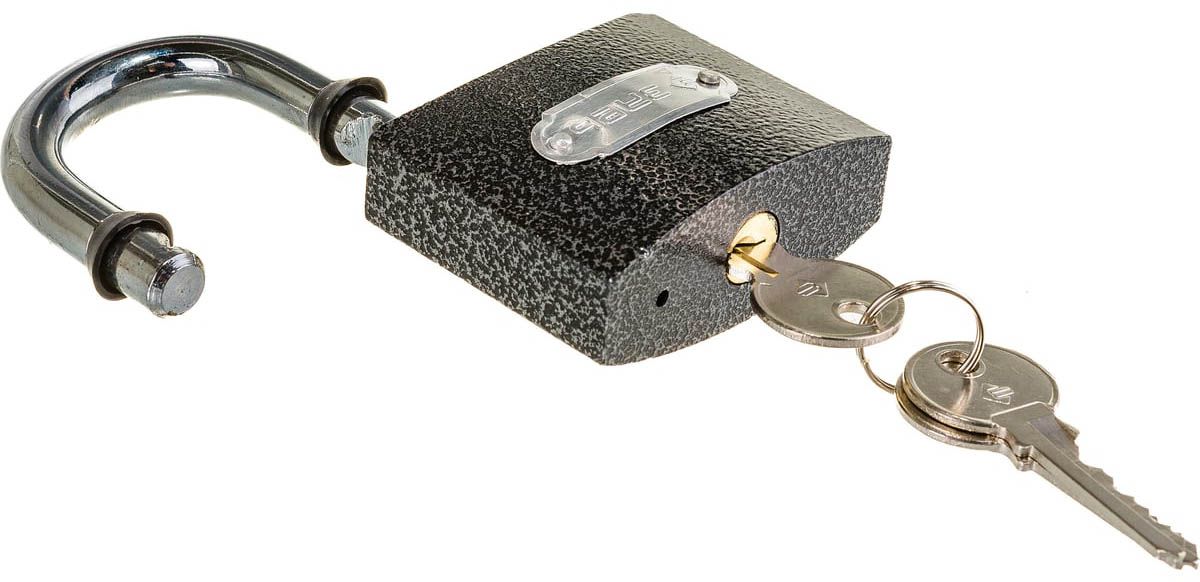 Замок навесной Мастер ЗУБР, сталь - фото