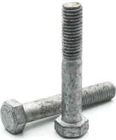Болт шестигранный М39х320 мм DIN 931, класс прочности 10.9, термодиффузионное цинкование