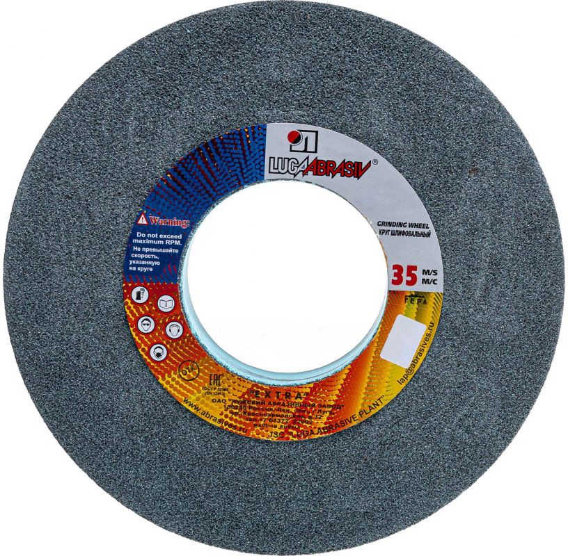 Изображение товара Шлифовальный круг 300х40x127 мм карбид кремния Луга-Абразив 63С F60