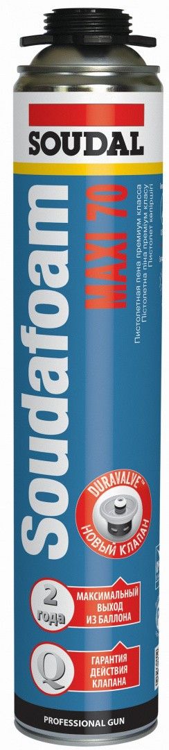 Пена монтажная профессиональная Soudal SOUDAFOAM Maxi 70 870 мл 113899 - фото
