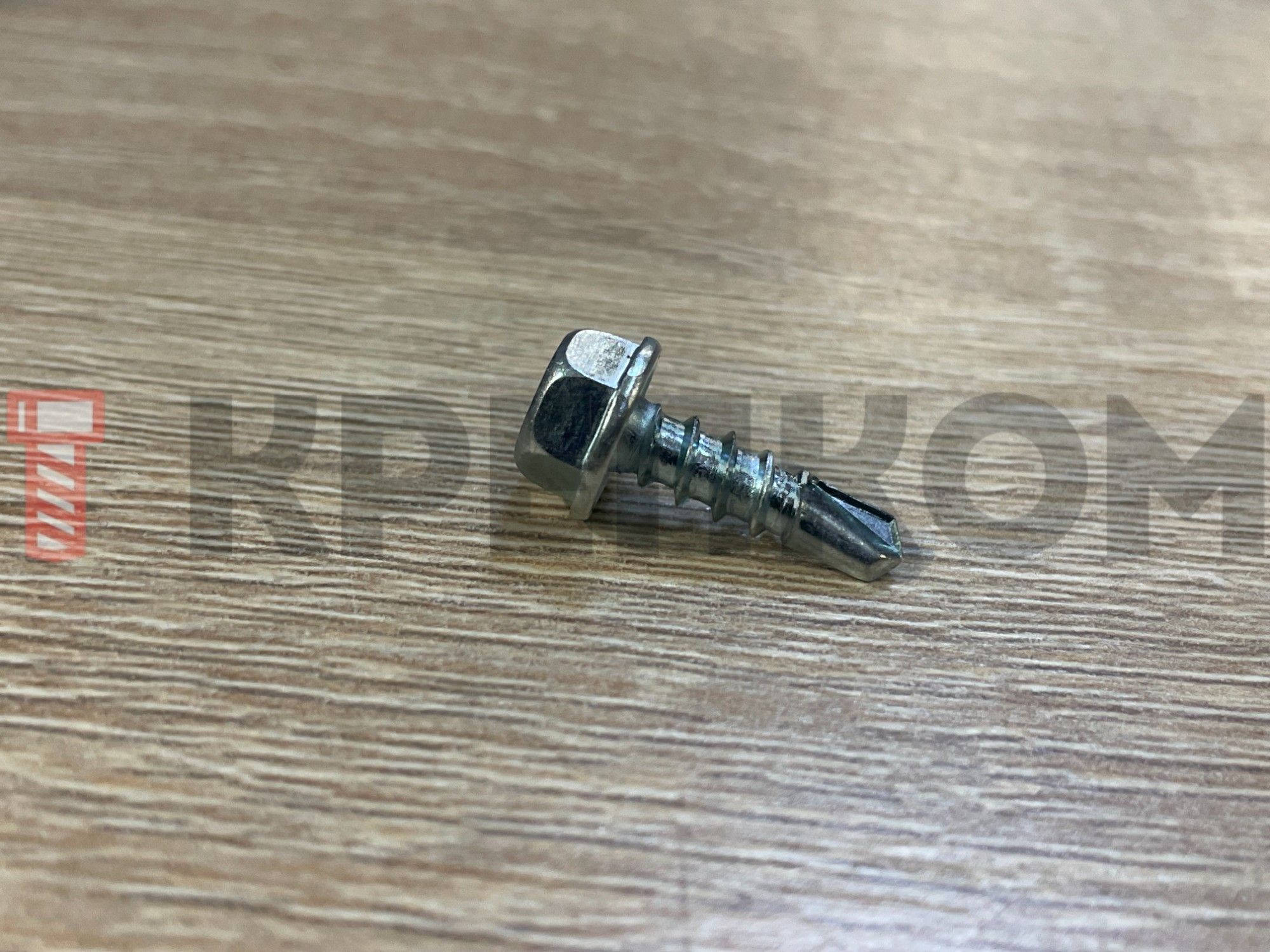 Саморез кровельный без шайбы 4,8х16 мм со сверлом №2 Daxmer 384379, оцинкованная сталь - фото