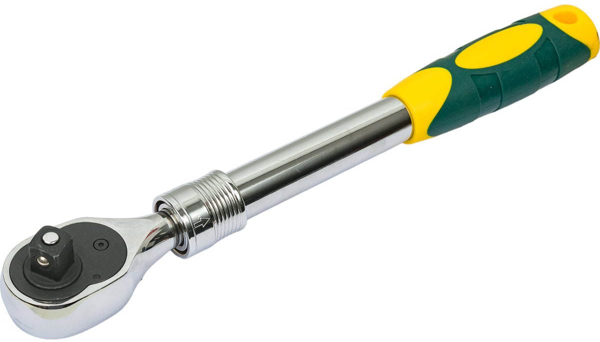 Трещотка для торцовых головок телескопическая 1/2" на 72 зубца Pro Kraftool 27798-1/2 - фото