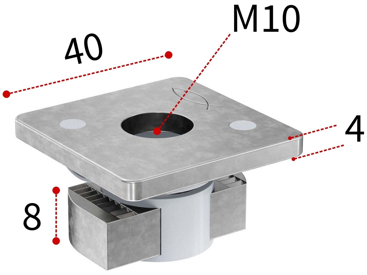 Гайка быстрого монтажа для профиля FUS Fischer FCN Clix M10 559769, горячеоцинкованная сталь - фото