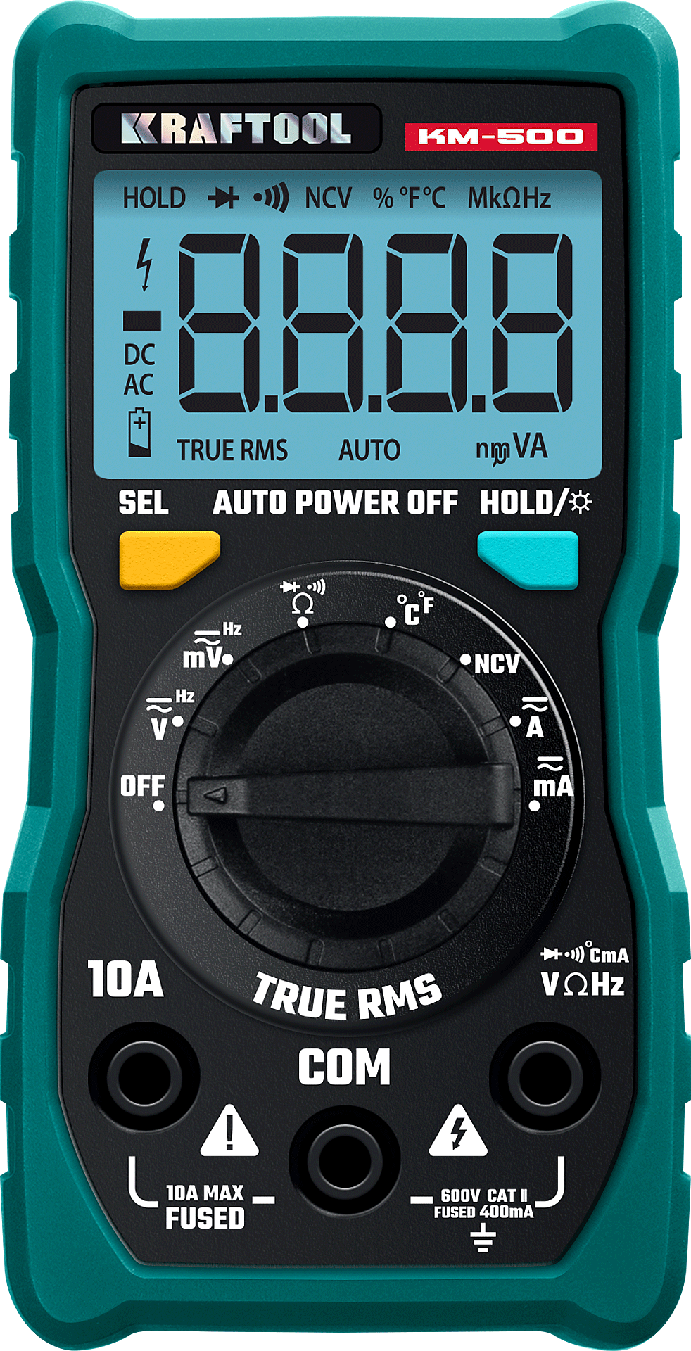 Мультиметр цифровой KM-500 Kraftool 59856 - фото