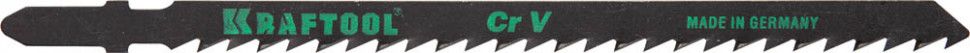 Полотно по дереву для лобзика 100/75 мм, фигурный рез T244D Kraftool 159523-4, хромованадиевая сталь, 2 шт - фото