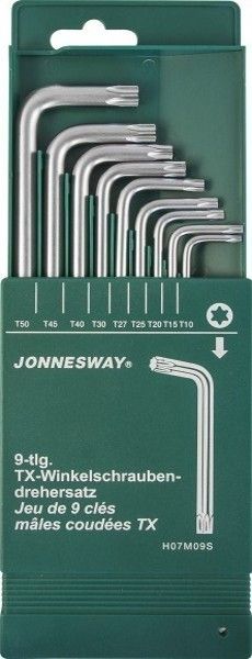 Комплект угловых ключей "TORX" Jonnesway H0816S - фото