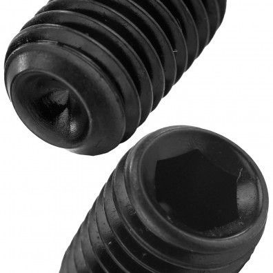 Винт установочный DIN 916 (ISO 4029) с засверленным концом, сталь 45Н - фото