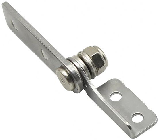 Петля с регулируемым крутящим моментом 51,5х33 мм L333C-R, правая , нержавеющая сталь А2 - фото