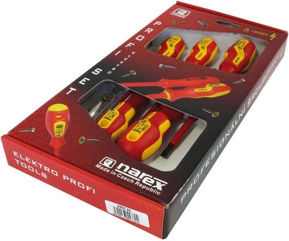 Изображение товара Набор отверток диэлектрических PH, SL Narex S Line Electro Profi 855760, 6 предметов