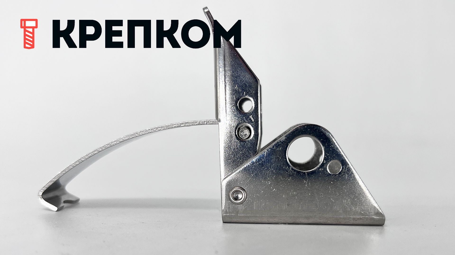 Замок-защелка накидной L=93 B252C, нержавеющая сталь А2 - фото