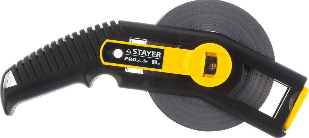 Лента мерная геодезийная стальная 50 м STAYER Leader 2-34183-050 - фото