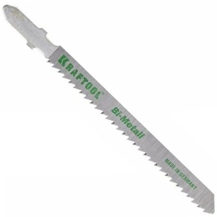 Полотно по дереву для лобзика 100/75 мм, быстрый рез T144DF Kraftool 159520-4, биметалл, 2 шт - фото