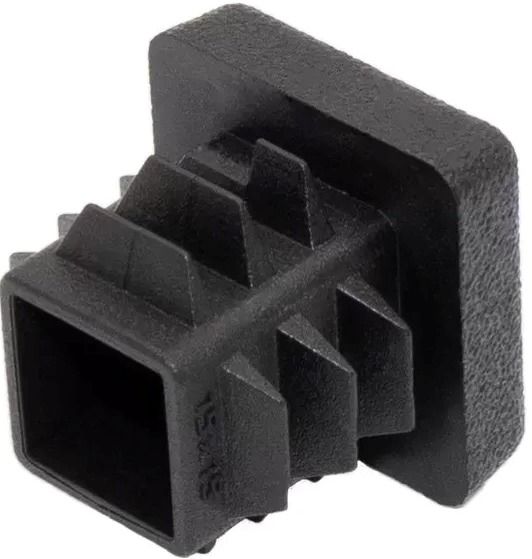 Заглушка внутренняя для квадратных труб ПЧН, пластик, цвет в ассортименте - фото