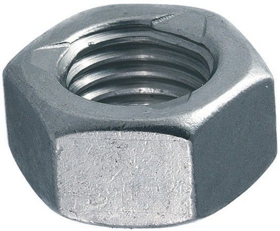 Гайка самоконтрящаяся М12 DIN 980 (Form M), класс прочности 10, оцинкованная сталь - фото