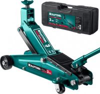 Домкрат подкатной с высоким подъемом 3 т 190-530 мм Kraftool SUV 43458-3-K, в кейсе