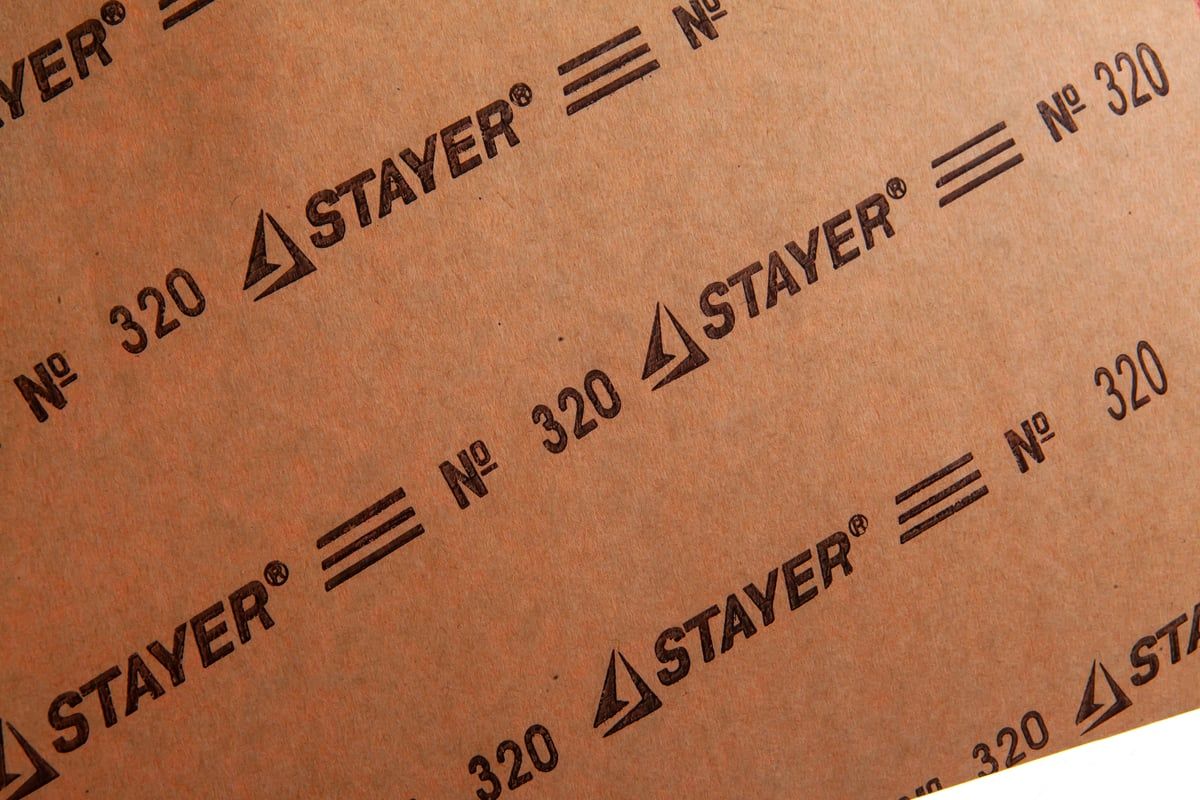 Лист шлифовальный на бумажной основе 230х280 мм Stayer Master 3543, 5 шт - фото