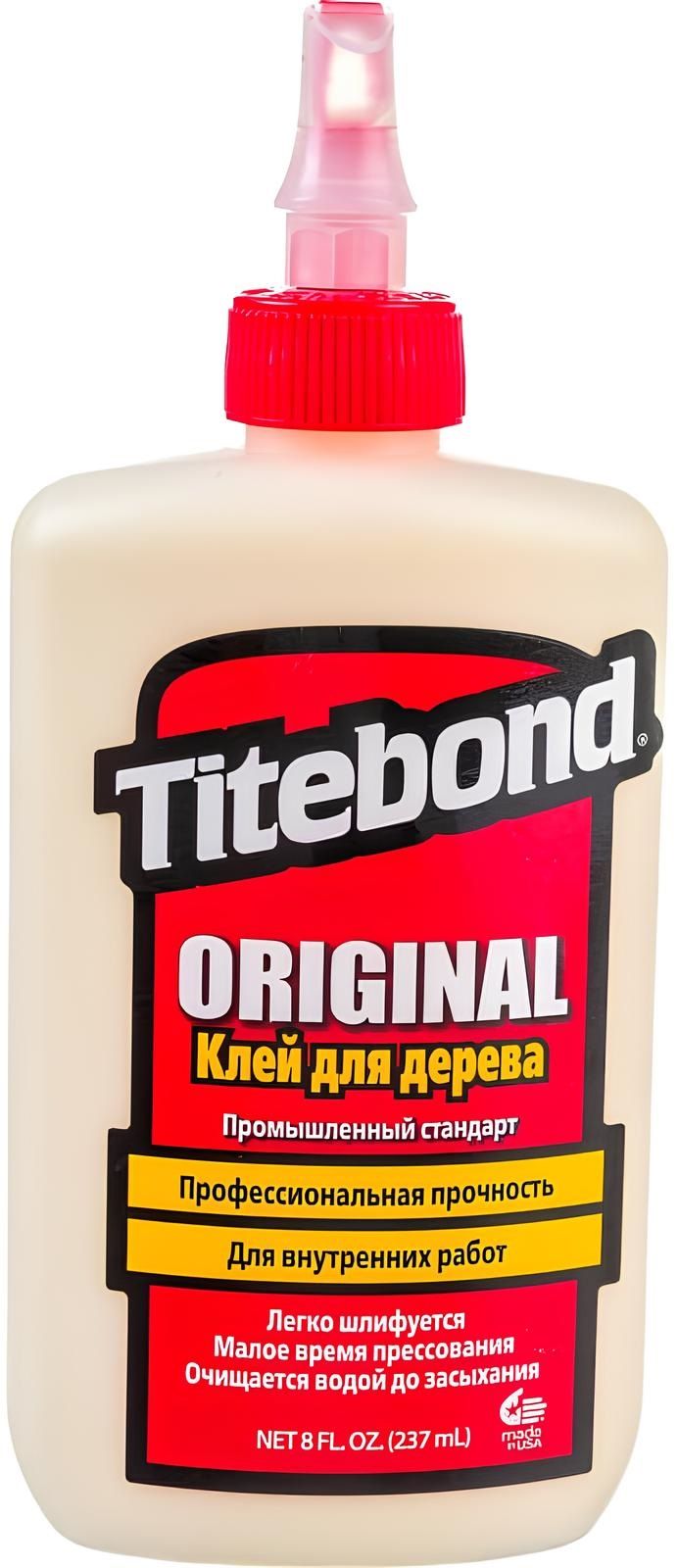 Клей столярный Titebond Original Wood Glue, 237 мл - фото