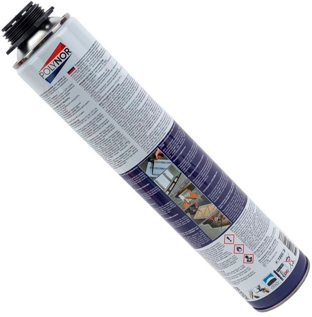 Пена-клей полиуретановый 1000 мл Polynor 60 секунд - фото